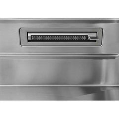 FORNO ACQUA 33 in. X 22 in. Drop-in/Undermount 3-Level Offset Double Bowl Deep 10 in. Stainless Steel Workstation Kitchen Sink with Waterfall & Faucet - H-ZN30 - The Home Selection