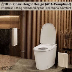 FORNO ACQUA Luxurious Smart Toilet – Premium B Smart Toilet Heated Seat - CSTPB0 - The Home Selection