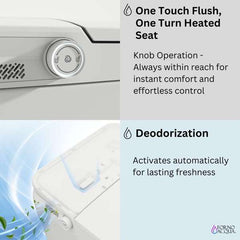 FORNO ACQUA Luxurious Smart Toilet – Premium B Smart Toilet Heated Seat - CSTPB0 - The Home Selection