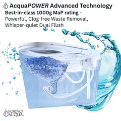 FORNO ACQUA Luxurious Smart Toilet – Smart Toilet Auto Flush, Foot Sensor - CSTS00 - The Home Selection