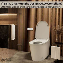 FORNO ACQUA Luxurious Super Smart Toilet – Elite Smart Bidet Toilet Heated Seat - CSTE01 - The Home Selection