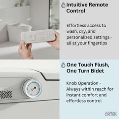 FORNO ACQUA Luxurious Super Smart Toilet – Elite Smart Bidet Toilet Heated Seat - CSTE01 - The Home Selection