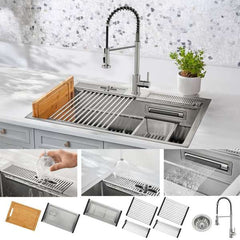 FORNO ACQUA MultiSINK Kit with Integrated Waterfall Rinsing and Glass Washing Station - D-WP31 - The Home Selection