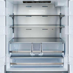 Forno Aosta 36-Inch French Door Refrigerator, Stainless Steel, 22.4 cu.ft, External Water Dispenser, Automatic Ice Maker, ENERGY STAR Certified - FFFFD1866-36SB - The Home Selection