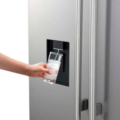 Forno Aosta 36-Inch French Door Refrigerator, Stainless Steel, 22.4 cu.ft, External Water Dispenser, Automatic Ice Maker, ENERGY STAR Certified - FFFFD1866-36SB - The Home Selection