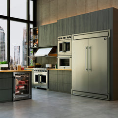 Forno 36-Inch Capriasca Gas Range with 6 Burners, 120,000 BTUs, & French Door Gas Oven in Stainless Steel - FFSGS6460-36 - The Home Selection