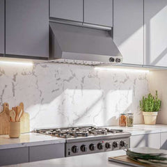 Forno Biagio 36-Inch Wall Mounted Range Hood, Stainless Steel, Heavy Duty - FRHWM5009-36 - The Home Selection