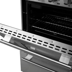 Forno Breno 24-Inch Freestanding Gas Range, Plug Included, Energy Efficient - FFSGS6290-24 - The Home Selection