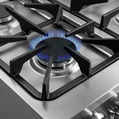 Forno Breno 24-Inch Freestanding Gas Range, Plug Included, Energy Efficient - FFSGS6290-24 - The Home Selection