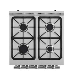 Forno Breno 24-Inch Freestanding Gas Range, Plug Included, Energy Efficient - FFSGS6290-24 - The Home Selection