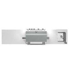 FORNO Bulnes 30-Inch BBQ, 60,000 BTU, 3 Burners with Sear & Rotisserie Infrared Burners, Stainless Steel Outdoor Kitchen with 1.8 cu.ft. Beverage Center & Countertops - FODKT2506 - The Home Selection