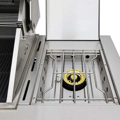 FORNO Bulnes 40-Inch BBQ, 95,000 BTU, 5 Burners, Sear & Rotisserie Infrared with Side Burner, Stainless Steel Outdoor Kitchen with 1.8 cu.ft. Beverage Center & Sintered Stone Countertops - FODKT2520 - The Home Selection