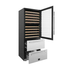 Forno Celano 30" Dual Zone Wine Cellar & Beverage Cooler, 21.3 cu.ft. - FWCDR6697-30S - The Home Selection