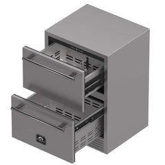 Forno Como 24" 4.87 cu.ft. Indoor/Outdoor Refrigerator Drawer in Stainless Steel - FDROD1611-24S - The Home Selection