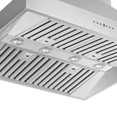 Forno Coppito 36-Inch 1200 CFM Island Range Hood in Stainless Steel - FRHIS5129-36 - The Home Selection