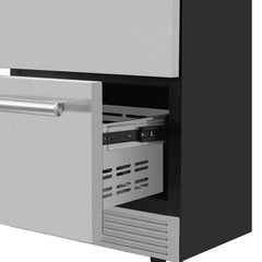 Forno Cosenza 24" Built-In Indoor/Outdoor Drawer Freezer with Ice Maker, 4.69 cu.ft. - FDRBI1838-24S - The Home Selection