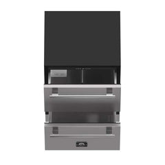 Forno Cosenza 24" Built-In Indoor/Outdoor Drawer Freezer with Ice Maker, 4.69 cu.ft. - FDRBI1838-24S - The Home Selection