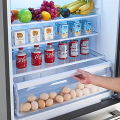 Forno Espresso 31" 17.2 cu. ft. Refrigerator and Bottom Freezer in Stainless Steel with Silver Handles, FFFFD1785-31S - The Home Selection