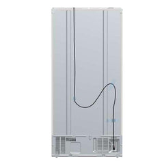 Forno Espresso 33" 15.6 cu. ft. Refrigerator in White with Silver Handles, FFRBI1805-33WHT - The Home Selection
