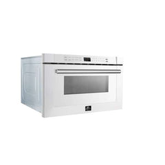 Forno Espresso Capoliveri 24" Microwave Drawer in White- FMWDR3000-24WHT - The Home Selection