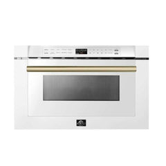 Forno Espresso Capoliveri 24" Microwave Drawer in White- FMWDR3000-24WHT - The Home Selection