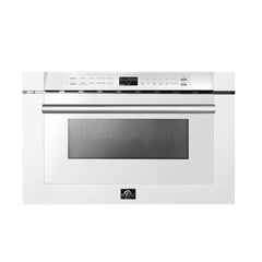 Forno Espresso Capoliveri 24" Microwave Drawer in White- FMWDR3000-24WHT - The Home Selection
