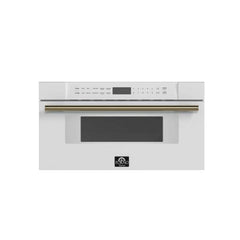 Forno Espresso Capoliveri 30" Microwave Drawer in White, 1.2 cu.ft., 1000 Watt, Defrost Rack - FMWDR3000-30WHT - The Home Selection