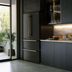 Forno Espresso Moena 36-inch 19.2 Cu.ft French Door Refrigerator (FFRBI1820-36) - The Home Selection