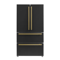 Forno Espresso Moena 36-inch 19.2 Cu.ft French Door Refrigerator (FFRBI1820-36) - The Home Selection
