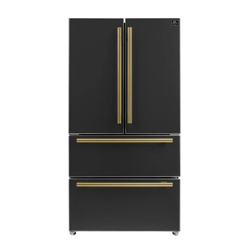 Forno Espresso Moena 36-inch 19.2 Cu.ft French Door Refrigerator (FFRBI1820-36) - The Home Selection