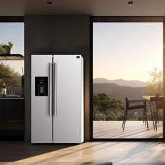 Forno Espresso Salerno 36-inch 20 cu.ft Side-by-Side Refrigerator with Water Dispenser - FFRBI1844-36 - The Home Selection