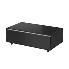Forno Evoluto Tavolo 51-Inch Smart Coffee Table – Dual Refrigerator Drawers, Bluetooth 5.0 Audio, Wireless Charging & RGB Ambient Light - FCTFR7006-51 - The Home Selection