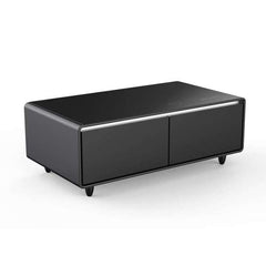 Forno Evoluto Tavolo 51-Inch Smart Coffee Table – Dual Refrigerator Drawers, Bluetooth 5.0 Audio, Wireless Charging & RGB Ambient Light - FCTFR7006-51 - The Home Selection