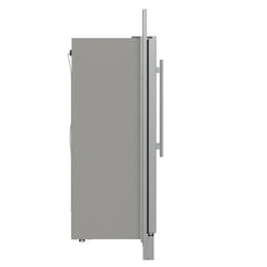Forno Fortezza 60 Inch Convertible Refrigerator/Freezer with Modern Trim Kit, Stainless Steel, Total No Frost, with Automatic Ice Maker - FFFFD1738-60MG - The Home Selection