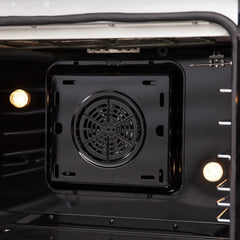 Forno Galiano 30" French Door Electric Range with Convection Oven in Stainless Steel - FFSEL6917-30 - The Home Selection