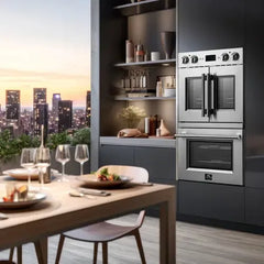 Forno Gallico 30-Inch Electric French Door Double Oven (FBOEL1388-30) - The Home Selection