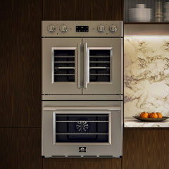 Forno Gallico 30-Inch Electric French Door Double Oven (FBOEL1388-30) - The Home Selection
