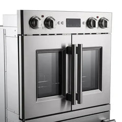 Forno Gallico 30-Inch Electric French Door Double Oven (FBOEL1388-30) - The Home Selection