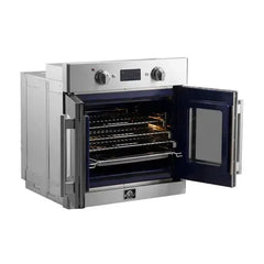 Forno Gallico 30-Inch Electric French Door Wall Oven (FBOEL1371-30) - The Home Selection