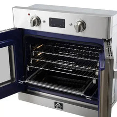 Forno Gallico 30-Inch Electric French Door Wall Oven (FBOEL1371-30) - The Home Selection