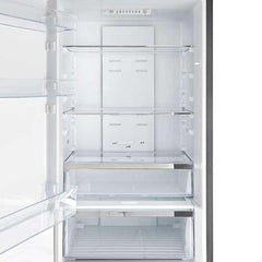 Forno Guardia 46.8-Inch 21.6 cu.ft. Side-by-Side Bottom Freezer Refrigerator in Stainless Steel (FFFFD1778-48) - The Home Selection