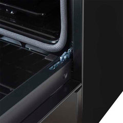 Forno Leonardo Espresso 30" Black Gas Range, 5 Burners, 39 500 BTU, 5 cu.ft. Convection Oven - FFSGS1116-30BLK - The Home Selection