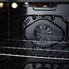 Forno Leonardo Espresso 30" Black Gas Range, 5 Burners, 39 500 BTU, 5 cu.ft. Convection Oven - FFSGS1116-30BLK - The Home Selection