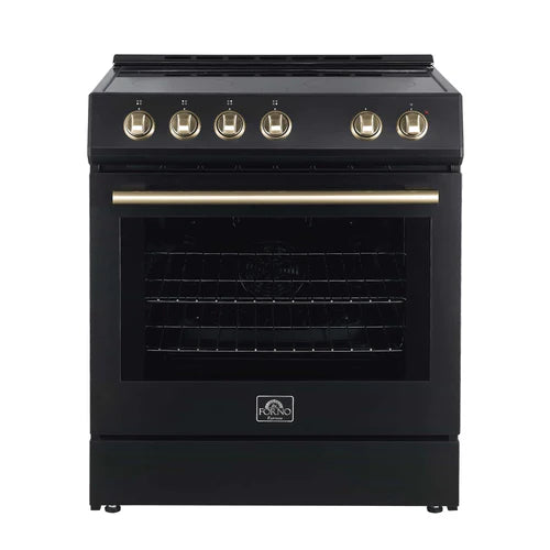 Forno Leonardo Espresso 30-Inch 5.0 cu. Ft. Slide-In Electric Range (FFSEL6012-30) - The Home Selection