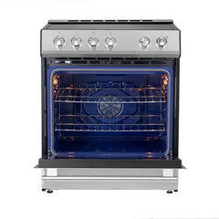 Forno Leonardo Espresso 30-Inch Induction Range in Stainless Steel (FFSIN0982-30) - The Home Selection