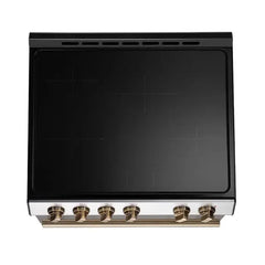 Forno Leonardo Espresso 30-Inch Induction Range in Stainless Steel (FFSIN0982-30) - The Home Selection