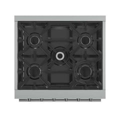 Forno Lseo 30" Gas Range with 5 Burners and Convection Oven - FFSGS6239-30 - The Home Selection
