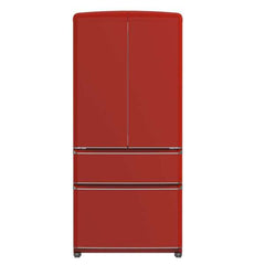 Forno Luigi 18 cu.ft. French Door Refrigerator White, Antique Brass Handles - FFFFD1791-33 - The Home Selection