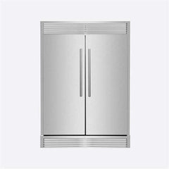 Forno Maderno 2-28-Inch Wide Convertible Refrigerator/Freezer, Decorative Trim, 27.2 cu.ft, 84-Inch High, ENERGY STAR Certified - FFFFD1722-60SG - The Home Selection