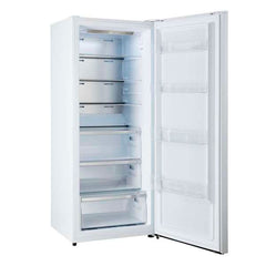 Forno Maderno 28-Inch Built-In Convertible Refrigerator in White with Antique Brass Handle, 13.6 cu.ft. with Decorative Grill - 32-Inch Wide - FFFFD1722-32 - The Home Selection